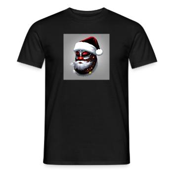 Série : distopia of christmas - T-shirt homme - noir - Devant - AI Model Male 178 light (178cm)