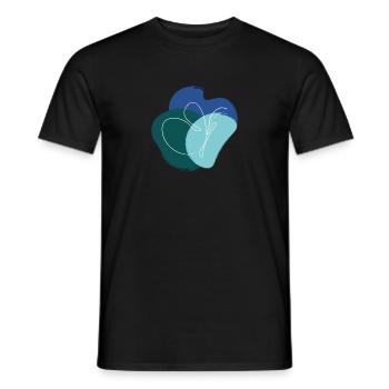 SCHMETTERLING AUF EINEN SCHLAG - Männer T-Shirt - Schwarz - Vorne - AI Model Male 178 light (178cm)