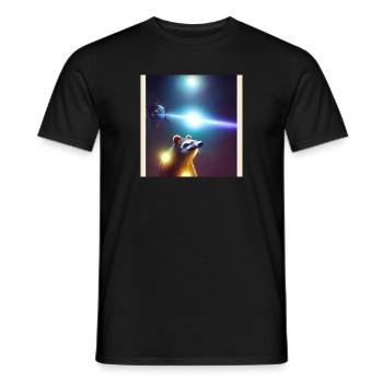 Coati - T-shirt homme - noir - Devant - AI Model Male 178 light (178cm)