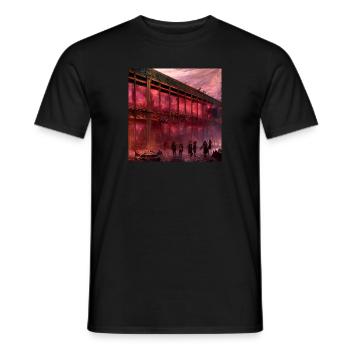 funny museum of art and digital entertainment - Männer T-Shirt - Schwarz - Vorne - AI Model Male 178 light (178cm)