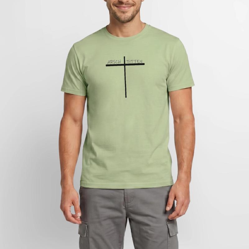 Arsch oder Titten Männer T-Shirt