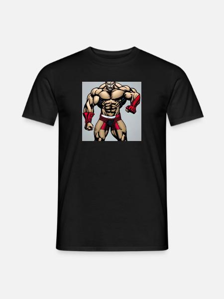 starker mann - Männer T-Shirt - Schwarz