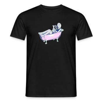 Ramen bath - Männer T-Shirt - Schwarz - Vorne - AI Model Male 178 light (178cm)