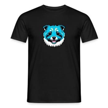 cute dog - Männer T-Shirt - Schwarz - Vorne - AI Model Male 178 light (178cm)