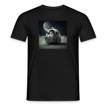 Moon Drive - Männer T-Shirt - Schwarz - Vorne - AI Model Male 178 light (178cm)