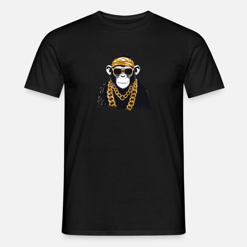 FlavoPavo - LuckyMonkey - Männer T-Shirt - undefined