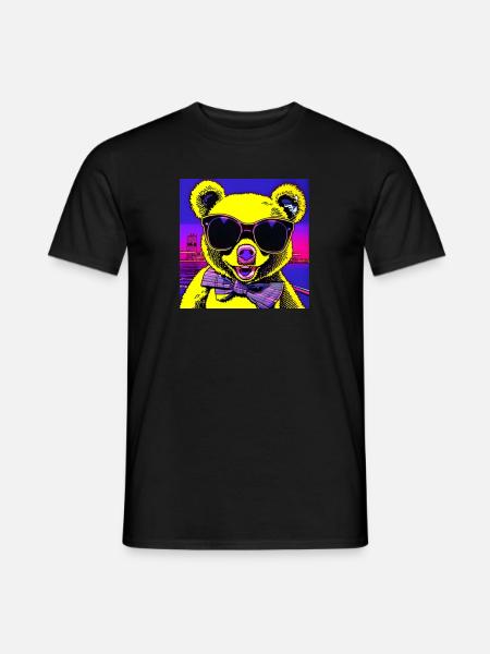 Bear with glasses - Men's T-Shirt - 