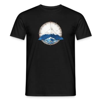 montagne cardinal - T-shirt homme - noir - Devant - AI Model Male 178 light (178cm)