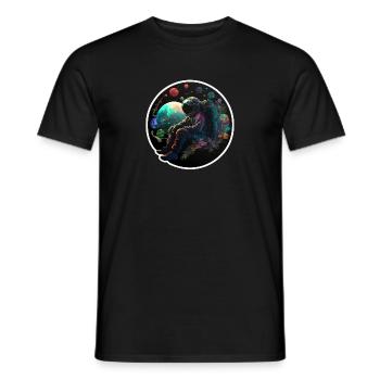 Voyage interstellaire au cœur de soi - T-shirt homme - noir - Devant - AI Model Male 178 light (178cm)