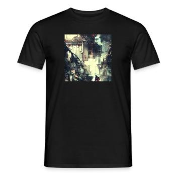 Tokyo City Art 3 - Männer T-Shirt - Schwarz - Vorne - AI Model Male 178 light (178cm)