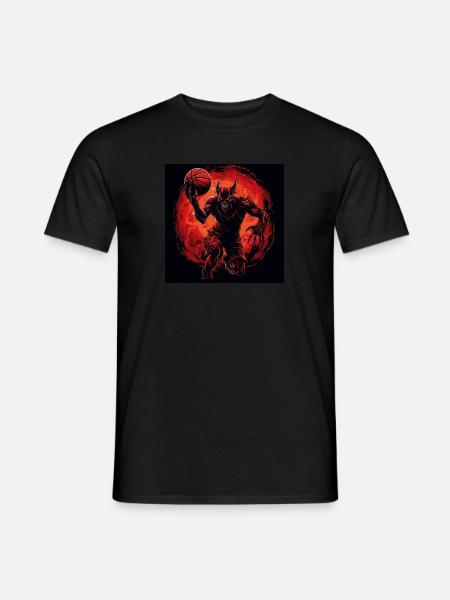 Halloween x Basketball - Men's T-Shirt - black