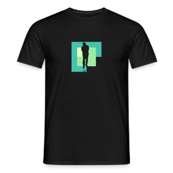 Golf Balle de Golf Golf Golf Club - T-shirt homme - noir - Devant - AI Model Male 178 light (178cm)
