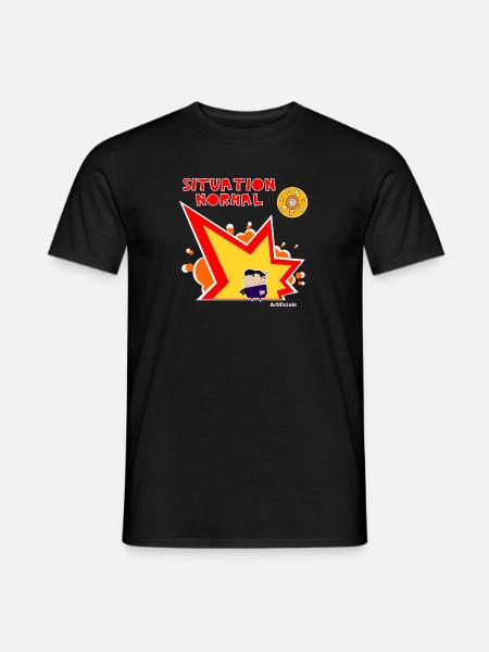 Situation Normal: afu - Men's T-Shirt - black