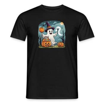 Halloween /3 - Men's T-Shirt - black - Front - AI Model Male 178 light (178cm)