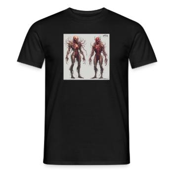 Anatomie d’un démon - T-shirt homme - noir - Devant - AI Model Male 178 light (178cm)