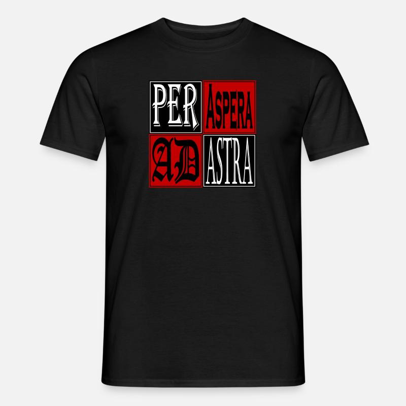 PER ASPERA AD ASTRA - Männer T-Shirt - undefined