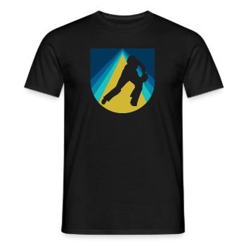 Cricket Pitcher Sports - T-shirt homme - noir - Devant - AI Model Male 178 light (178cm)
