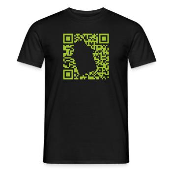 Cuisson du gâteau muffin - T-shirt homme - noir - Devant - AI Model Male 178 light (178cm)
