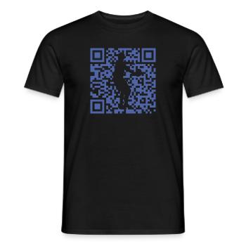 Discgolf Frisbee Discgolf - Männer T-Shirt - Schwarz - Vorne - AI Model Male 178 light (178cm)