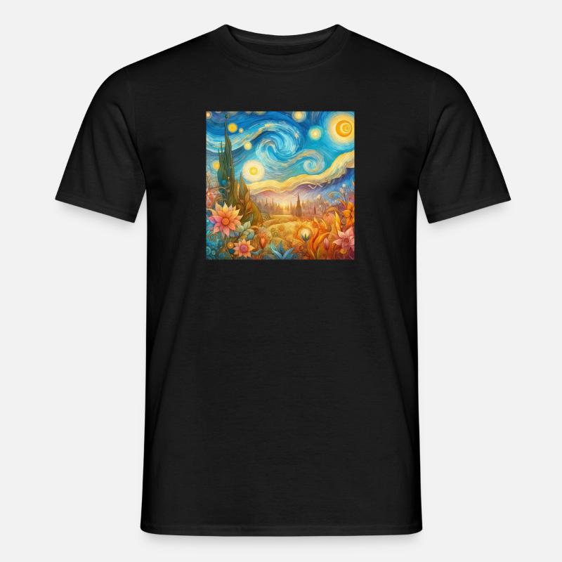 H2Starry Night Inspiration - Männer T-Shirt - undefined