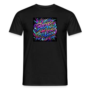 Break the Rules - Männer T-Shirt - Schwarz - Vorne - AI Model Male 178 light (178cm)