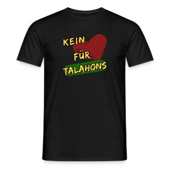 Kein Herz für Talahons - Männer T-Shirt - Schwarz - Vorne - AI Model Male 178 light (178cm)