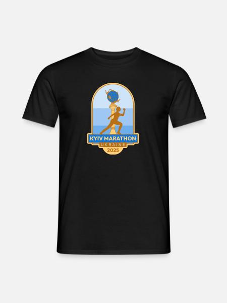 Kyiv Marathon – 2025 – Ukraine - Men's T-Shirt - black