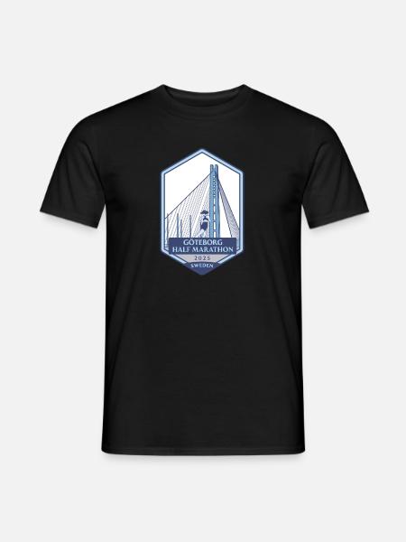 Gøteborg Halvmaraton - 2025 - Sverige - Mænd T-shirt - sort