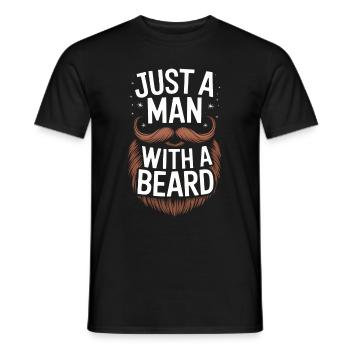 Bart Schnurrbart Bärtige Männer - Männer T-Shirt - Schwarz - Vorne - AI Model Male 178 light (178cm)