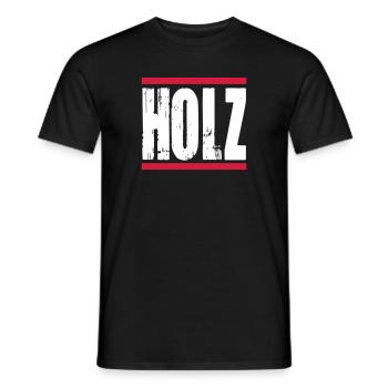 ich und mein - holz - Männer T-Shirt - Schwarz - Vorne - AI Model Male 178 light (178cm)