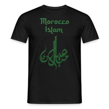 Morocco Islam Muslim Ramadan Gift - Men's T-Shirt - black - Front - AI Model Male 178 light (178cm)
