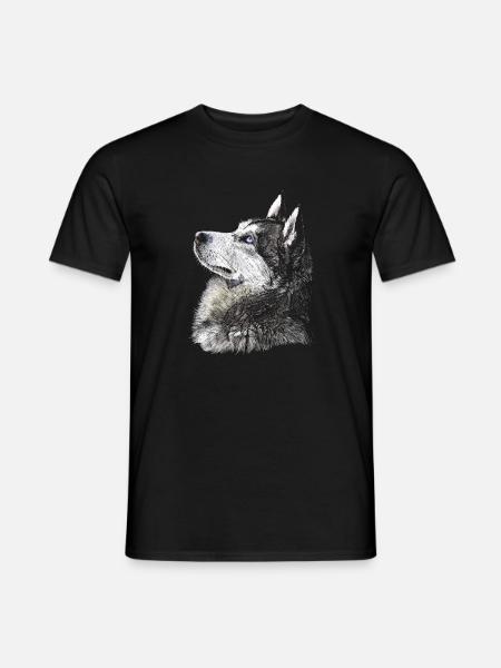 Husky - T-shirt homme - noir