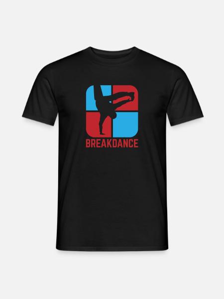 Breakdance B-Boy Streetdance Design Hip Hop Dance - Männer T-Shirt - Schwarz