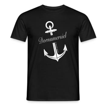 Dornumersiel - Männer T-Shirt - Schwarz - Vorne - AI Model Male 178 light (178cm)