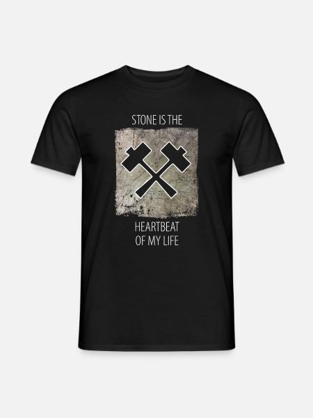 Stonemason Stone Sculptor Saying - Men's T-Shirt - black