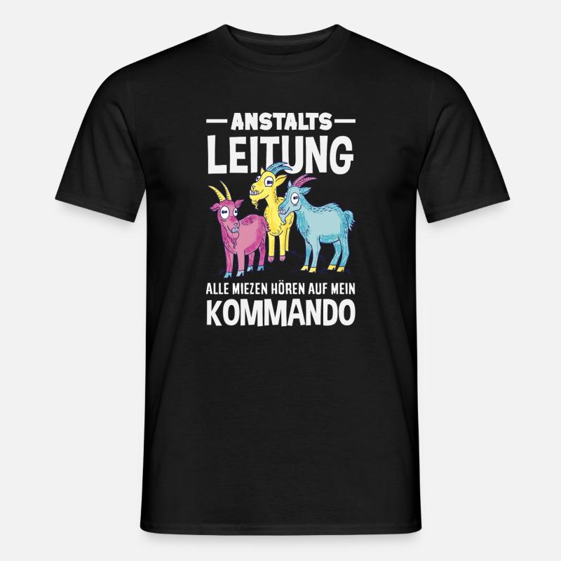 Anstaltsleitung Chef Leitung - Männer T-Shirt - Schwarz