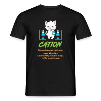 Chemistry Teacher Chemistry Chemist - Men's T-Shirt - black - Front - AI Model Male 178 light (178cm)