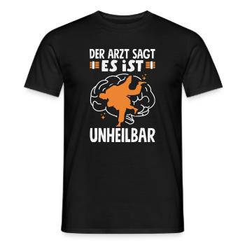Arzt Sagt Es Ist Unheilbar Judo Kampfsport - Männer T-Shirt - Schwarz - Vorne - AI Model Male 178 light (178cm)