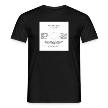 A Ma Magnifique Femme Je Ne Me Suis Pas Marie P... - T-shirt homme - noir - Devant - AI Model Male 178 light (178cm)