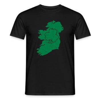 Irish Ireland - Männer T-Shirt - Schwarz - Vorne - AI Model Male 178 light (178cm)