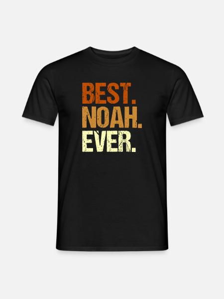 Noah - Männer T-Shirt - Schwarz