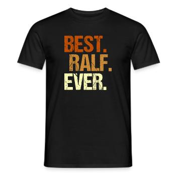 Ralf - Männer T-Shirt - Schwarz - Vorne - AI Model Male 178 light (178cm)
