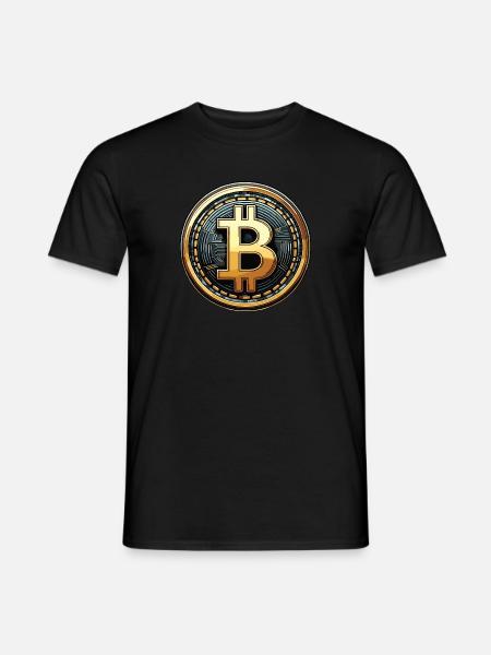 Digital Gold - The Bitcoin Network - Men's T-Shirt - black