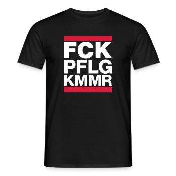 pflegekammer-stoppen.de - Männer T-Shirt - Schwarz - Vorne - AI Model Male 178 light (178cm)