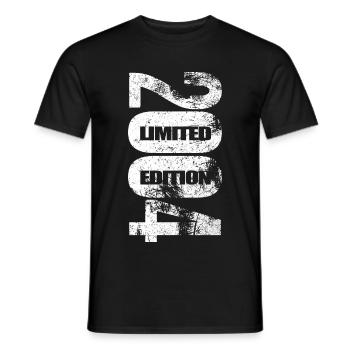 Limited Edition 2004, Geburtstag - 2004 geboren - Männer T-Shirt - Schwarz - Vorne - AI Model Male 178 light (178cm)