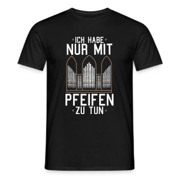 Orgelspieler Orgel Pfeifenorgel Organist - Männer T-Shirt - Schwarz - Vorne - AI Model Male 178 light (178cm)