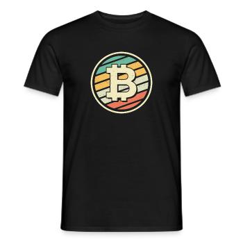 Le Bitcoin - T-shirt homme - noir - Devant - AI Model Male 178 light (178cm)
