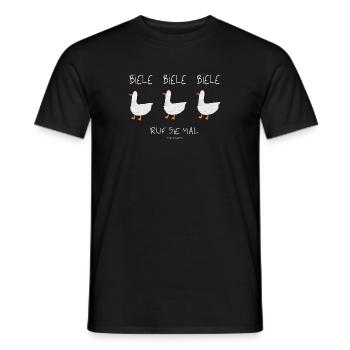 Biele Biele Biele Call them times - Men's T-Shirt - black - Front - AI Model Male 178 light (178cm)