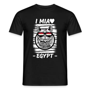Egypt Flag Hurghada Africa Egyptian Flag - Men's T-Shirt - black - Front - AI Model Male 178 light (178cm)