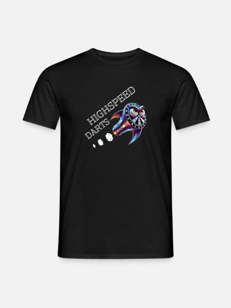 Darts Highspeed - Männer T-Shirt - Schwarz